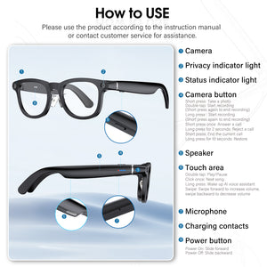 Coucur G1 AI Smart Glasses